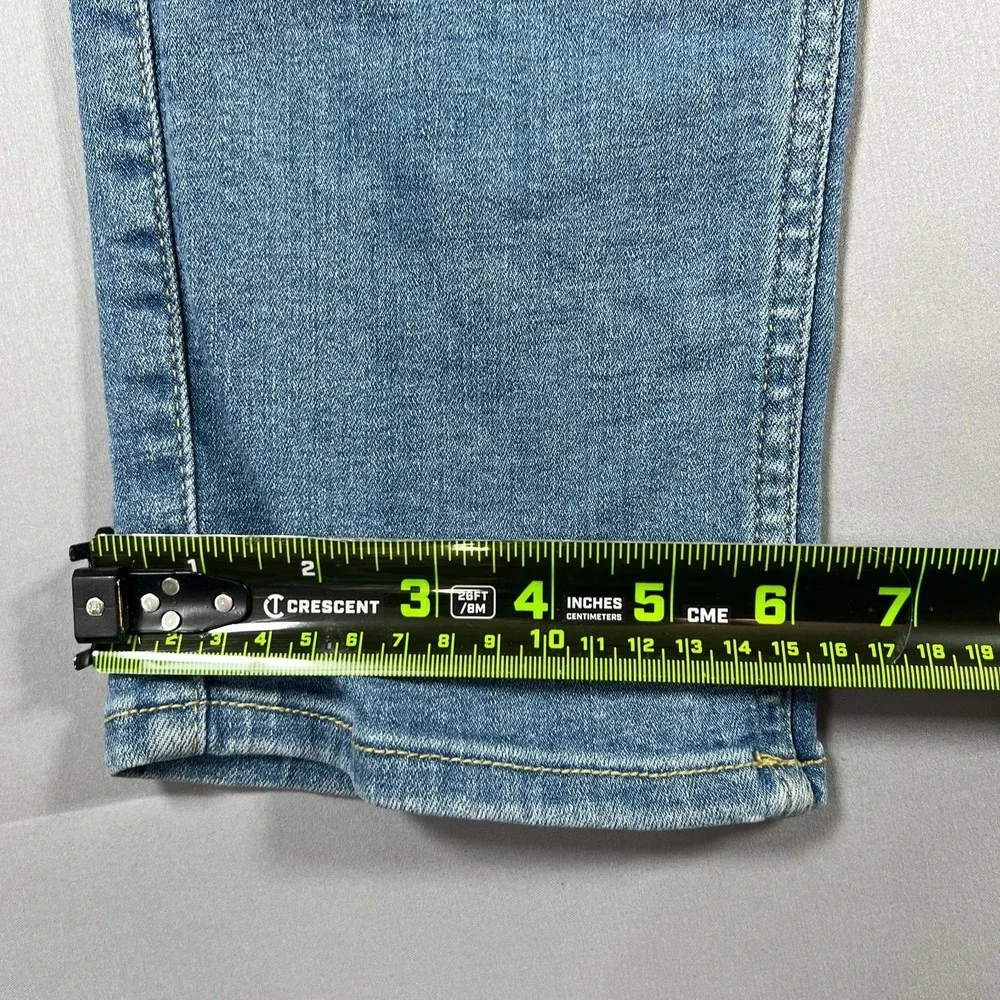 Hollister Skinny Fit Jeans Womens 31x32 Blue Denim Advanced Stretch Distressed